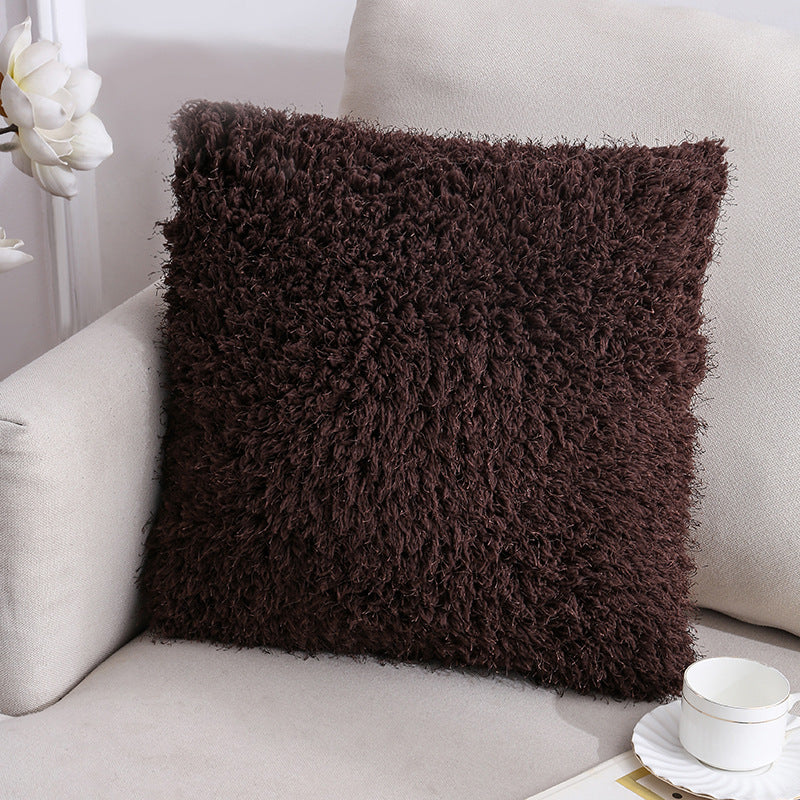 Velvet Plush Sofa Cushion