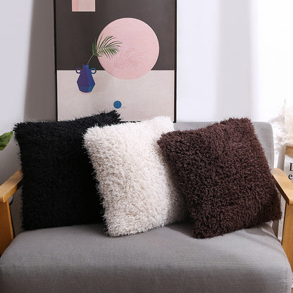 Velvet Plush Sofa Cushion
